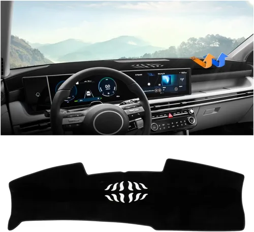 Miniatura 18 de Autorder Cubierta de salpicadero para Hyundai Sonata 2006 2007 2008 Accesorios Cubierta de tablero Actualización de franela Dash Mat Parasol