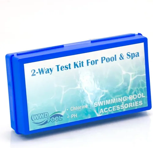 Miniatura 5 de Kit de prueba química de agua de spa de piscina para prueba de cloro y pH (kit de prueba de 2 vías)