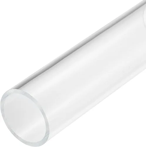 Miniatura 35 de MECCANIXITY Tubo acrílico transparente rígido redondo tubo 145 mm (5.7 ") ID 150 mm (6") OD 6" para lámparas y linternas, sistema de refrigeración