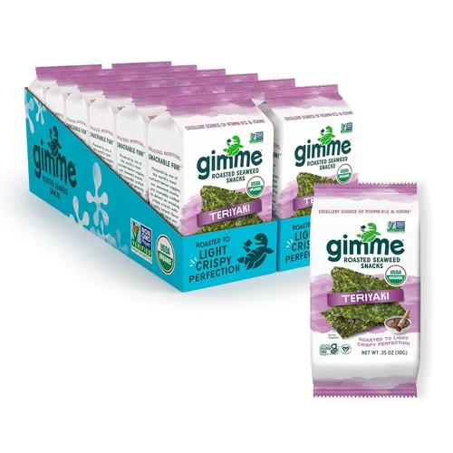 Miniatura 16 de Aperitivos de alga orgánica tostada de GimMe Health Foods