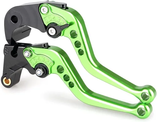 Miniatura 15 de motocicleta corto freno Palanca de embrague para KAWASAKI VERSYS 1000 2015 – 2016 Vulcan/S 650 cc 2015 – 2016 Versys (650CC) 2015 – 2016, Negro