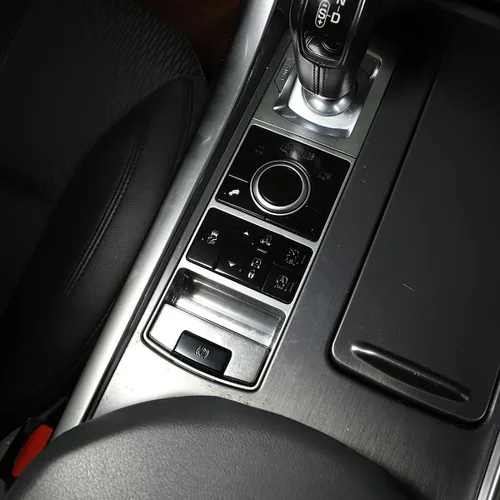 Miniatura 4 de YIWANG Aleación de aluminio modificado consola central multimedia botón botón embellecedores cubierta pegatinas para Land Rang Range Rover