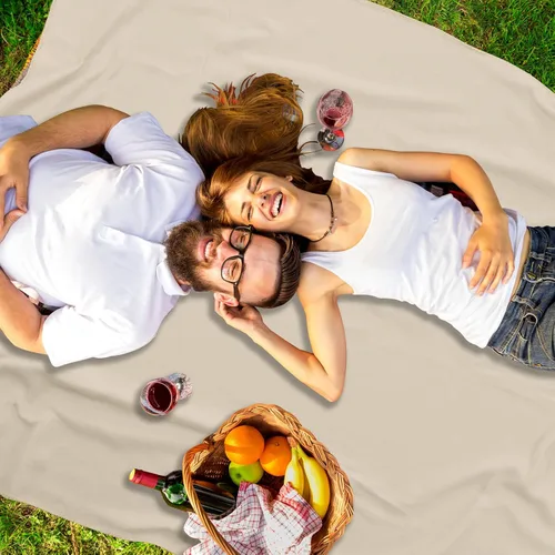 Miniatura 5 de Manta de Forro Polar a Granel, Mantas de Forro Polar Sólidas Ligeras Cálidas Suaves Acogedoras Aptas para Mascotas para Hogar Cama Sofá Sillón Beige