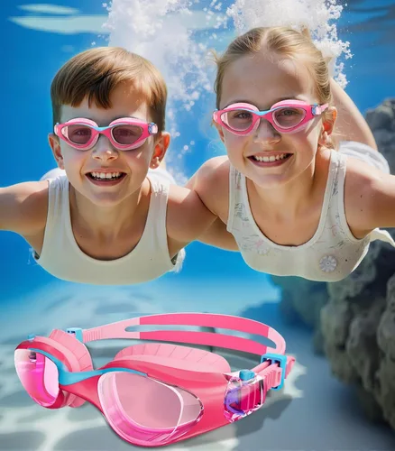 Miniatura 7 de Kids Swim Goggles, Anti-Fog UV Protection, Leakproof Adjustable Strap Swimming Goggles for Boys Girls Ages 6–14 Pinkblue - Lente rosa