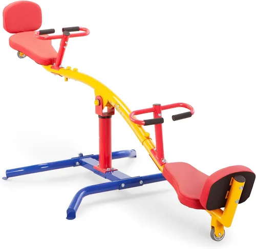 Gym Dandy, balancín giratorio. Equipo para zona de juegos para niños, absorbe impacto, rotación 360 grados.