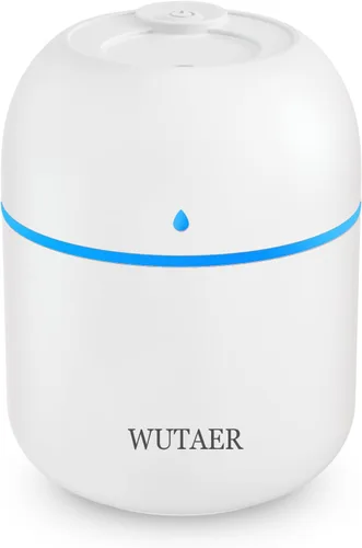 Minihumidificador portátil, WUTAER humidificador USB de escritorio personal para automóvil, habitación de oficina, dormitorio, apagado automático, 2