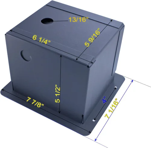 Miniatura 5 de Empotrable en el piso etapa caja: 4 XLR hembra, 2 XLR macho, 2 1/4" TRS y 1 CAT5 – precableado