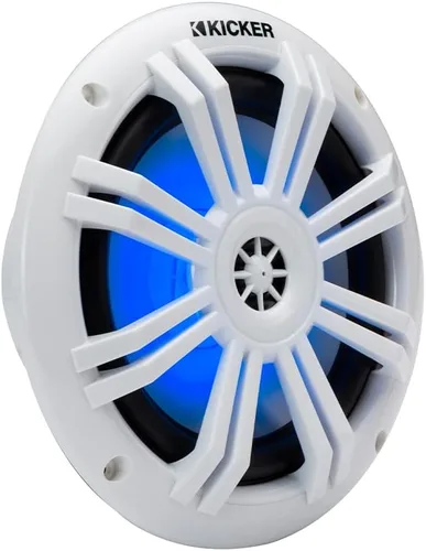 Miniatura 3 de KICKER 49KM604WL KM 6.5" 4Ω Altavoces Coaxiales Marinos LED Azul - Par