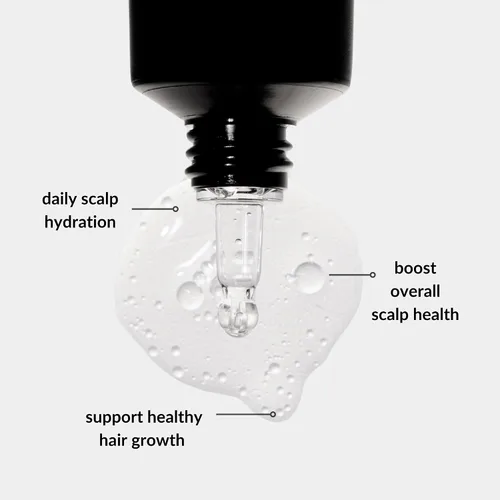 Love Ur Curls - Suero de cuero cabelludo saludable activador del crecimiento del cabello, extractos de cúrcuma y albahaca para una hidratación