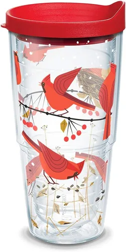 Miniatura 13 de Tervis - Vaso con aislamiento térmico de doble pared, con diseño navideño de cardenales, vaso de viaje que mantiene las bebidas frías y calientes