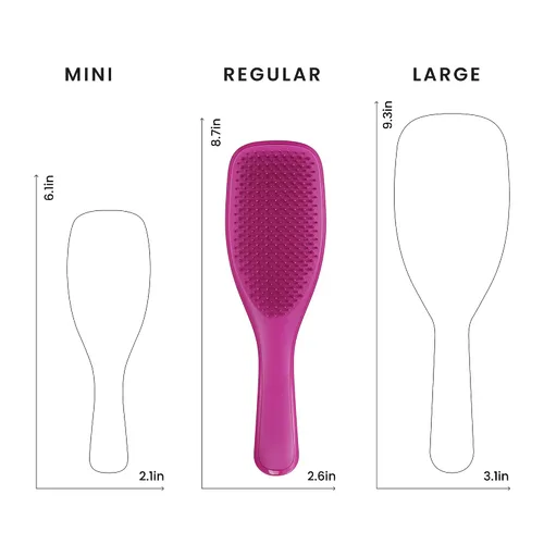 Miniatura 8 de Tangle Teezer Cepillo desenredante definitivo para cabello húmedo y seco, elimina nudos y reduce la rotura para todo tipo de cabello, frambuesa