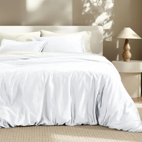Miniatura 11 de Bare Home Tencel - Juego de funda de edredón - Lyocell derivado de eucalipto - Funda de edredón ultra suave de 2 piezas y fundas de almohada