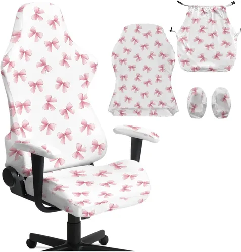 Miniatura 21 de Heart Gaming Chair Cover for Desk Chair Stretchy Armrest Covers Washable Ergonomic Office Seat Cover Dustproof Gaming Chairs Easy to Fit Home Office