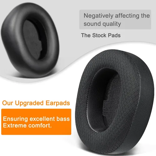Miniatura 7 de SOULWIT Almohadillas de malla para Steelseries Arctis Nova Pro Wireless (no para auriculares Nova Pro Wired)/Arctis Nova Elite, almohadillas