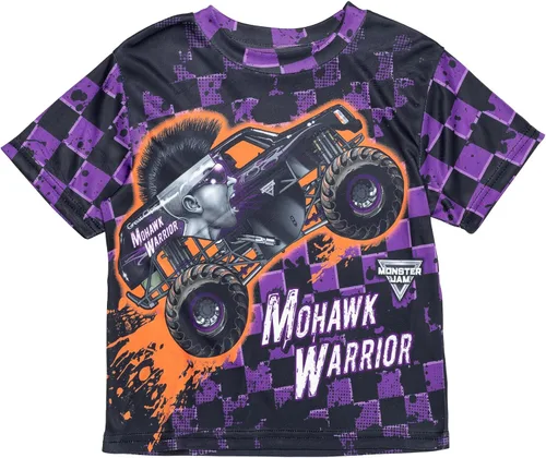 Monster Jam Camiseta familiar a juego para niños pequeños a adultos Grave Digger El Toro Loco Megalodon