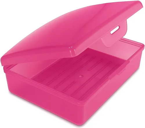 Miniatura 12 de American Comb: Jabonera - Negro - 1 unidad - Fabricado en EE. UU. - Jabonera con tapa con bisagras y cierre seguro
