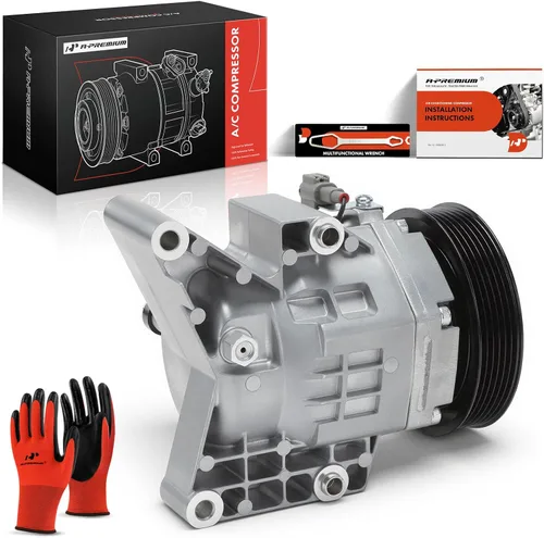 Miniatura 10 de A-Premium Compresor de aire acondicionado con embrague compatible con Mazda MX5 Miata 2.0L 2006-2015, con polea de 6 ranuras