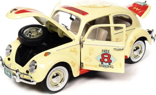 Miniatura 4 de Auto World 1963 Beetle Monopoly Free Parking 1:18 Escala Diecast Vehículo Réplica