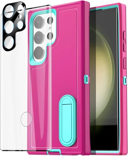 Miniatura 10 de AICase Funda para Samsung Galaxy S23 Ultra, resistente protección contra caídas, cuerpo completo, resistente a prueba de golpes y polvo, multicapa