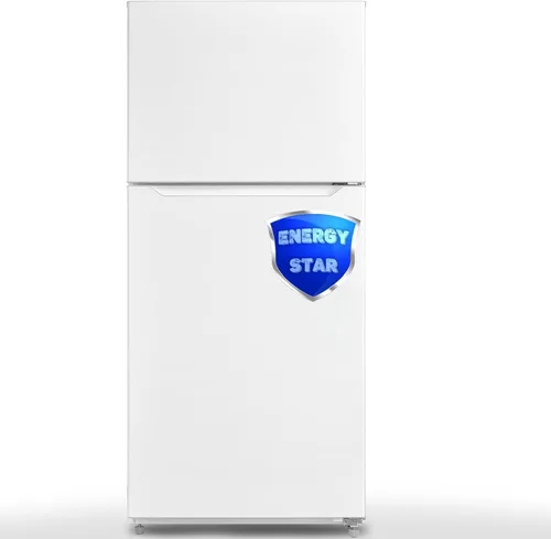 Miniatura 8 de SMETA Refrigerador de montaje superior de 30 pulgadas con congelador, 16.2 pies cúbicos de acero inoxidable de 2 puertas de profundidad, ahorro
