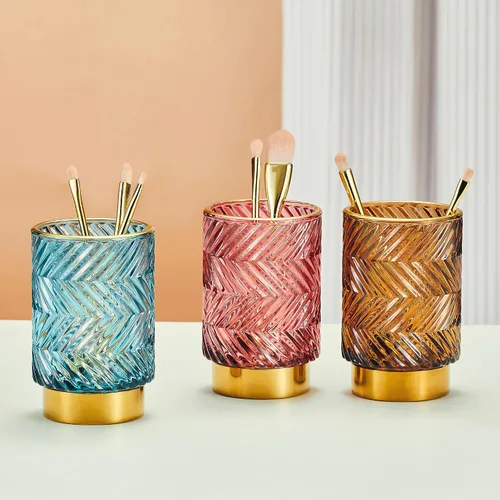 Miniatura 3 de Organizador de brochas de maquillaje, soportes para cepillos de dientes, soporte para lápices de escritorio, taza multifuncional para pinceles