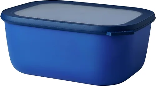 Miniatura 38 de Mepal Cirqula - Recipiente circular rectangular para almacenar y servir alimentos con tapas transparentes, perfecto para preparación de alimentos