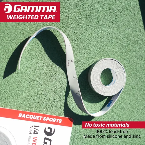 Miniatura 6 de Gamma Weighted Tape – Adjustable Paddle & Racquet Weight for Enhanced Control, Power & Speed – Customizable Tape for Pickleball, Tennis, Padel Parent