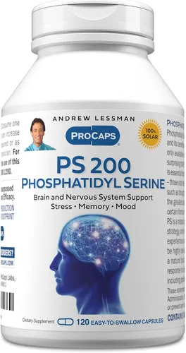 Miniatura 9 de ANDREW LESSMAN PS 200 Fosfatidil Serina 240 Cápsulas - Apoya la claridad mental, estado de ánimo positivo, memoria, función cognitiva. Esencial