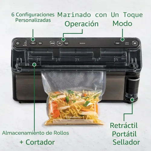 Miniatura 6 de FoodSaver Elite All-in-One Liquid+™ Sellador al Vacío Todo en Uno con Bolsas