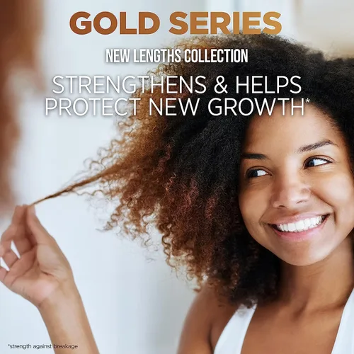 Miniatura 4 de Pantene Gold Series - Acondicionador rejuvenecedor de raíces con aceite de albaricoque y té verde, hidrata y fortalece, para cabello natural