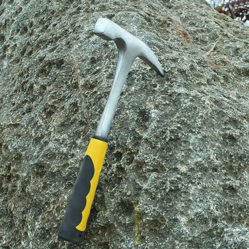 Miniatura 6 de 2 martillos de 32 onzas y 12 pulgadas, martillo de geología con punta puntiaguda y mango deslizante, martillo de mampostería para estudio geológico