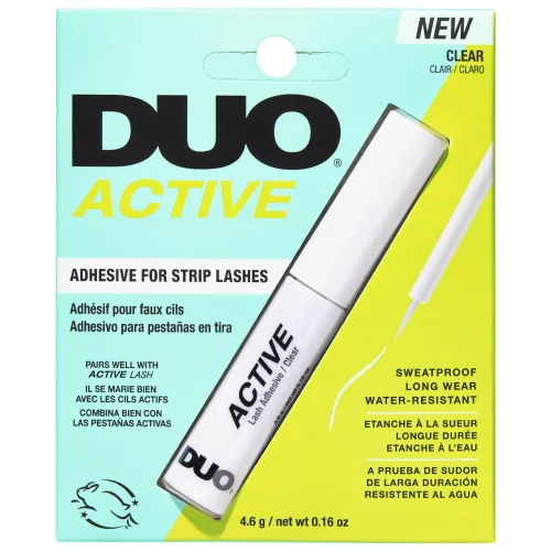 Miniatura 7 de DUO Active Pegamento Negro para Pestañas - Adhesivo para Pestañas Resistente al Agua y de Larga Duración para Pestañas Postizas, 0.16 oz, Paquete