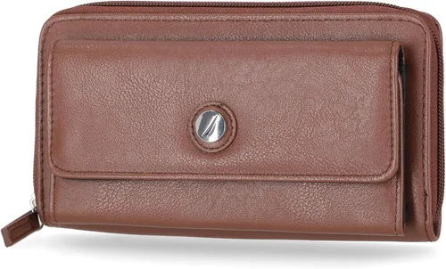 Miniatura 9 de Nautica Bulk Cargo - Cartera con cremallera para mujer, Negro), NA