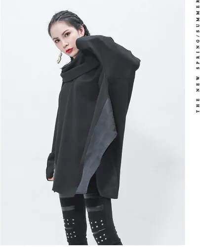 Miniatura 4 de Jli may Tops casuales de moda para mujer, para primavera, verano, poncho ruana, capa frontal abierta, cárdigan