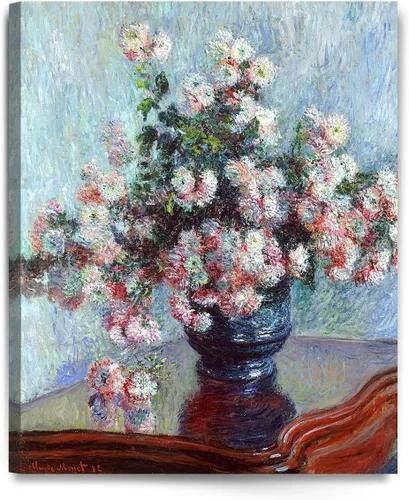 Miniatura 72 de Pinturas clásicas mundiales de Claude Monet Impresión giclée sobre lienzo alargado, pieza de galería para colgar y decorar el hogar, The CliffWalk
