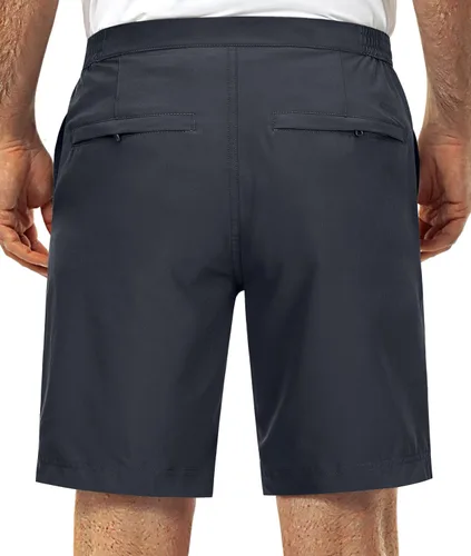 Miniatura 2 de 33,000ft Pantalones cortos de golf para hombre de 9 pulgadas de entrepierna, de secado rápido, cintura elástica, corte clásico, con cordón