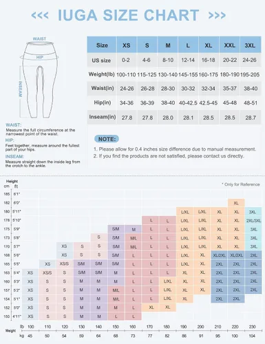 Miniatura 6 de IUGA Pantalones deportivos para yoga y entrenamiento para mujer, de talle alto, con control de abdomen, bolsillos, tela elástica en 4direcciones