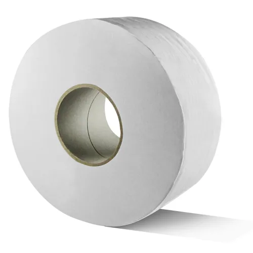 Karat Rollo de papel higiénico jumbo de 9 pulgadas, tejido de resistencia industrial de 2 capas (JS-JRT1000), 1000 pies, paquete de 12