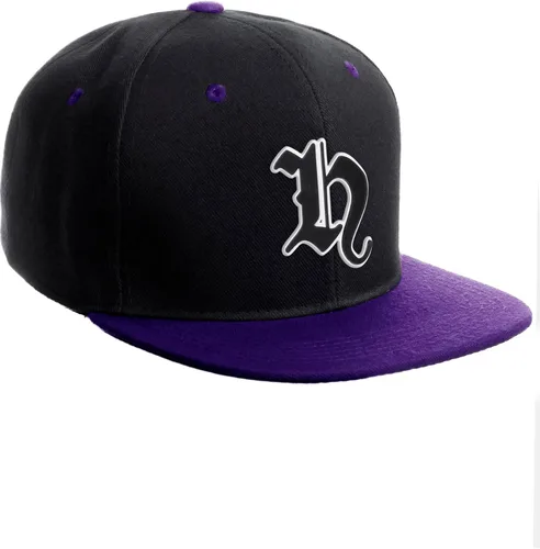 Miniatura 170 de Daxton Gorra clásica con visera de billete plano con letras del alfabeto inglés antiguo de la A a la Z