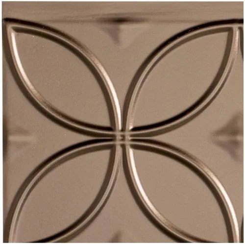 Miniatura 19 de FASÄDE Anillos Panel de Revestimiento Decorativo de Vinilo de 18 x 24 pulgadas en Bronce Argent (Paquete de 5)