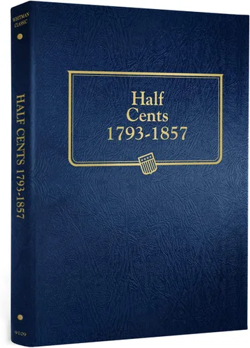 Miniatura 3 de Whitman Página de álbum de monedas de Cent de Estados Unidos y Canadá con puertos en blanco Paquete de tres #9142 Cent pequeño en blanco