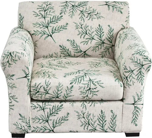 Miniatura 54 de CRFATOP Fundas elásticas para sillón de 2 plazas suaves con diseño floral para perros, fundas elásticas para sillón de 1 plaza, fundas lavables