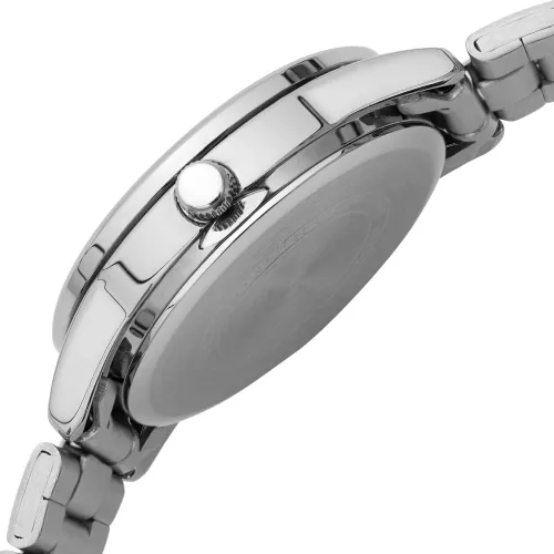 Miniatura 2 de Casio #LTP-V005D-2B Reloj analógico de 3 manecillas de acero inoxidable estándar con esfera azul para mujer, Azul, Reloj analógico, movimiento