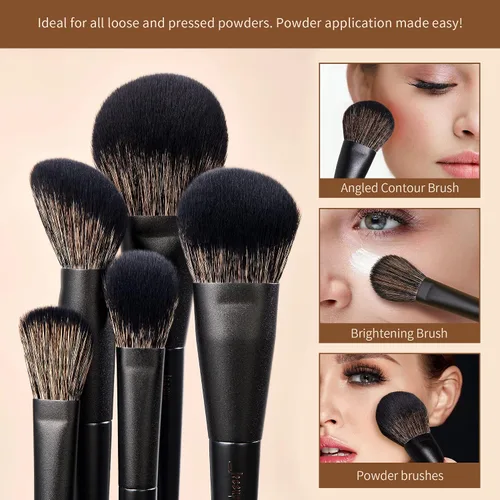 Miniatura 3 de Jessup Pinceles de maquillaje T336 con cepillo de ojos profesional Set T341