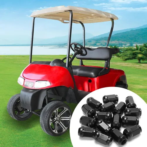 Miniatura 6 de Roykaw Tuercas de rueda de carrito de golf para EZGO y Club Car, tamaño 1/2''-20, 16 piezas