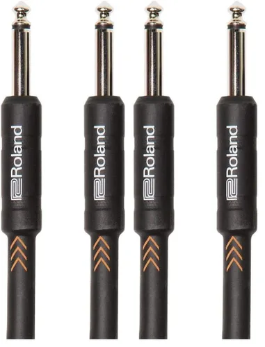 Miniatura 2 de Roland Black Series - Cable de instrumento recto/recto, conector de 1/4 de pulgada, 3 pies