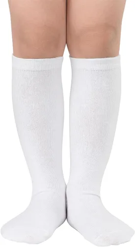 Miniatura 49 de Century Star Calcetines de fútbol de algodón para niños y jóvenes, calcetines de tubo suave, hasta la rodilla, calcetines deportivos largos
