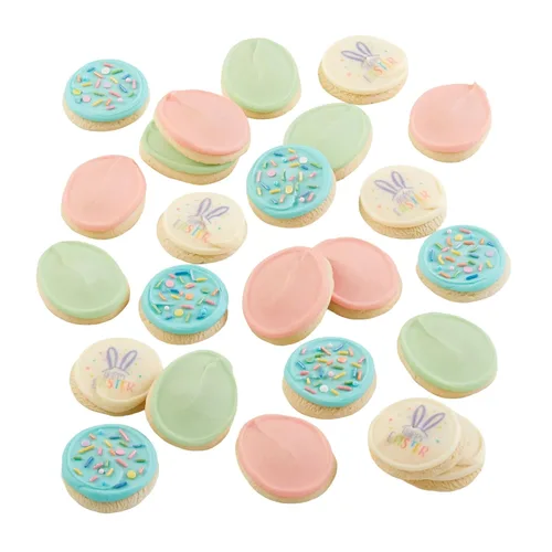 Miniatura 14 de Cheryl's Cookies Galletas en forma de manzana, con 24 galletas de azúcar esmeriladas de crema de mantequilla, envueltas individualmente, regalo