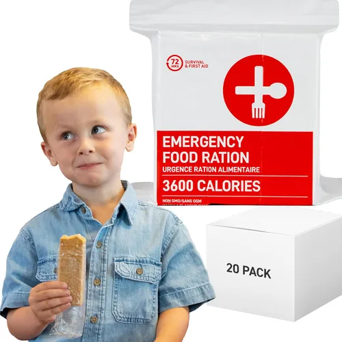 72 HRS Raciones de alimentos, raciones alimentarias de emergencia, raciones de emergencia 3600 calorías durante 72 horas, vida útil de 5 años,