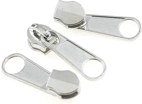 Miniatura 8 de Leekayer The Yard - Cremalleras de bobina de nailon blanco #5 a granel de 10 yardas con 25 deslizadores plateados para costura DIY bolsa